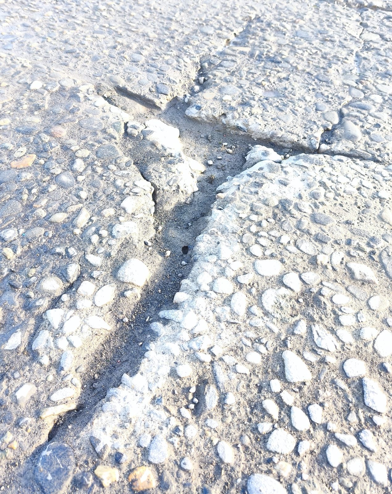 Evidencia de Baches Calle Valdivia